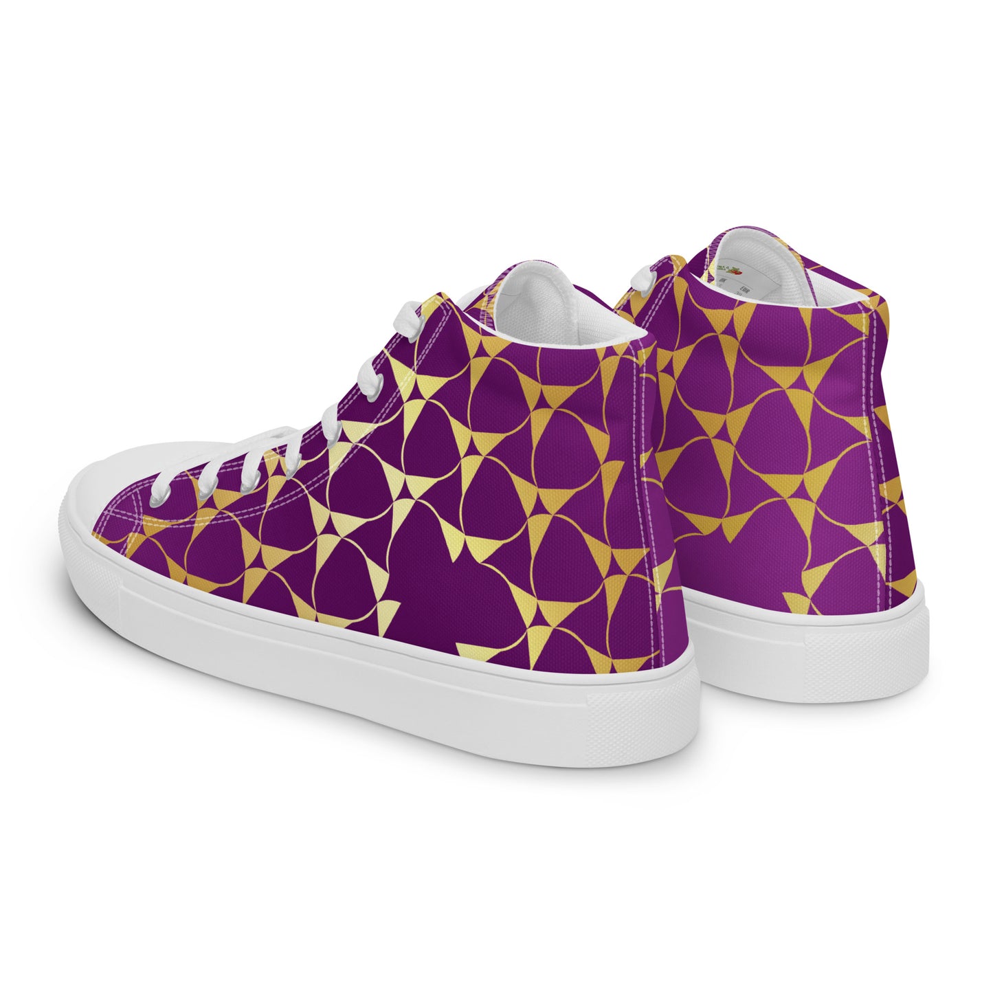 Women’s high top canvas shoes