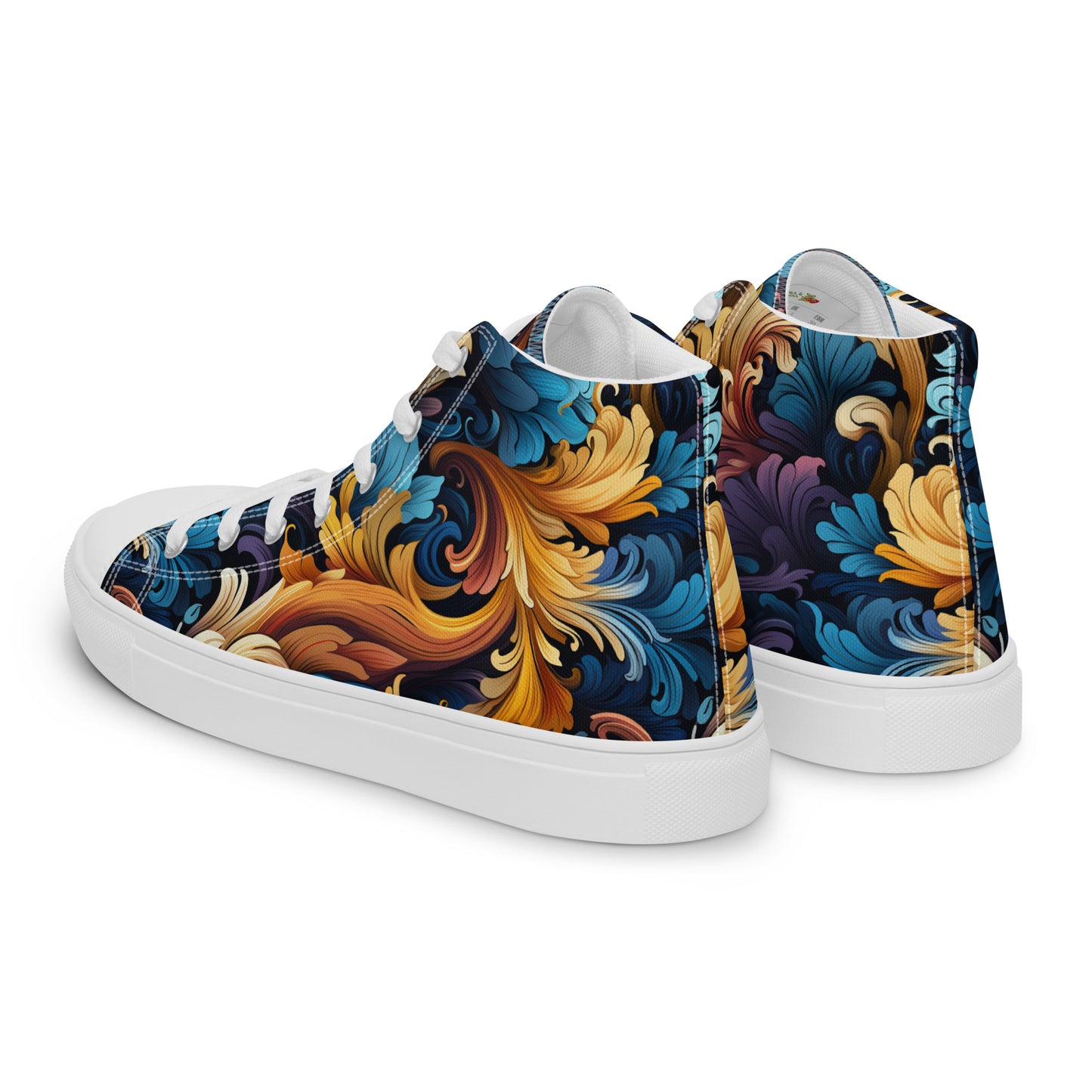 Women’s high top canvas shoes