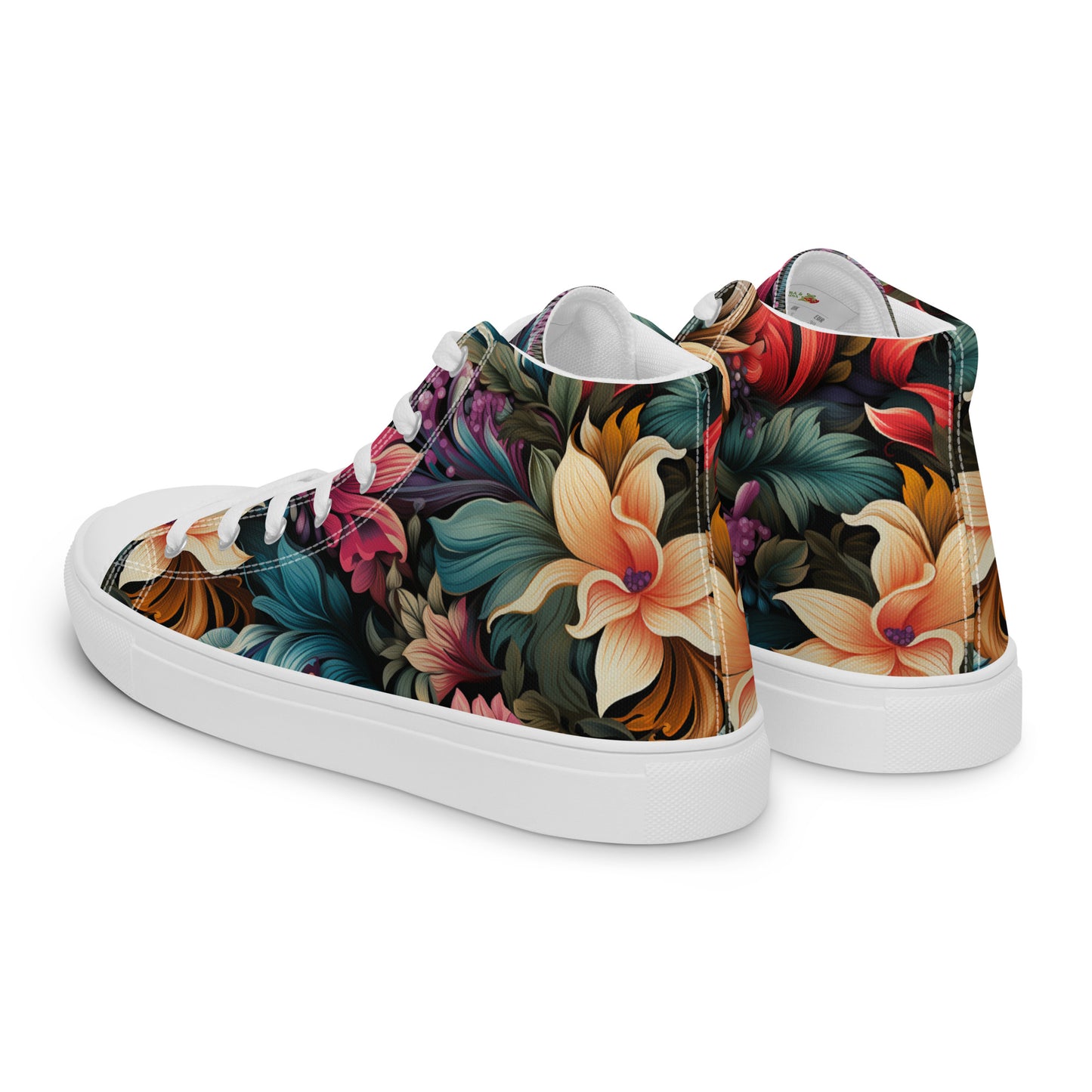 Women’s high top canvas shoes