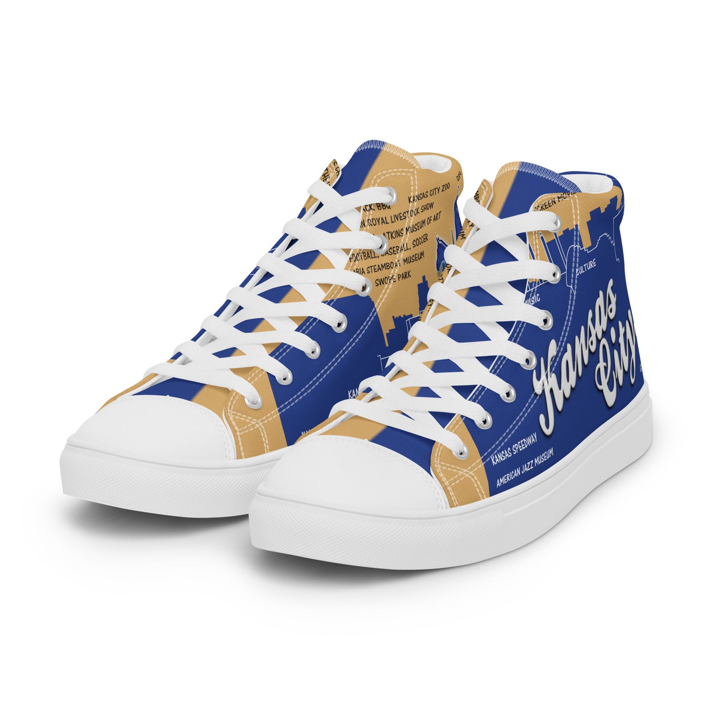 Women’s high top canvas shoes