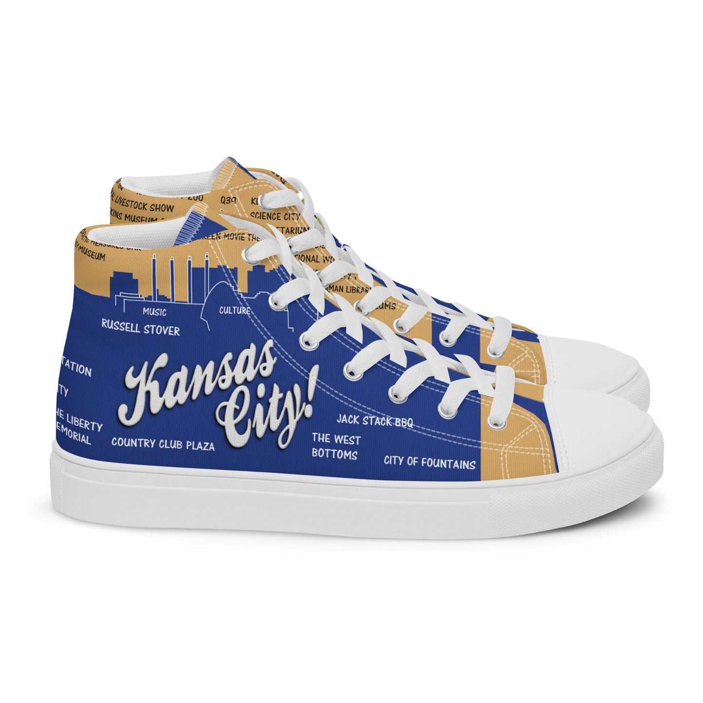 Women’s high top canvas shoes