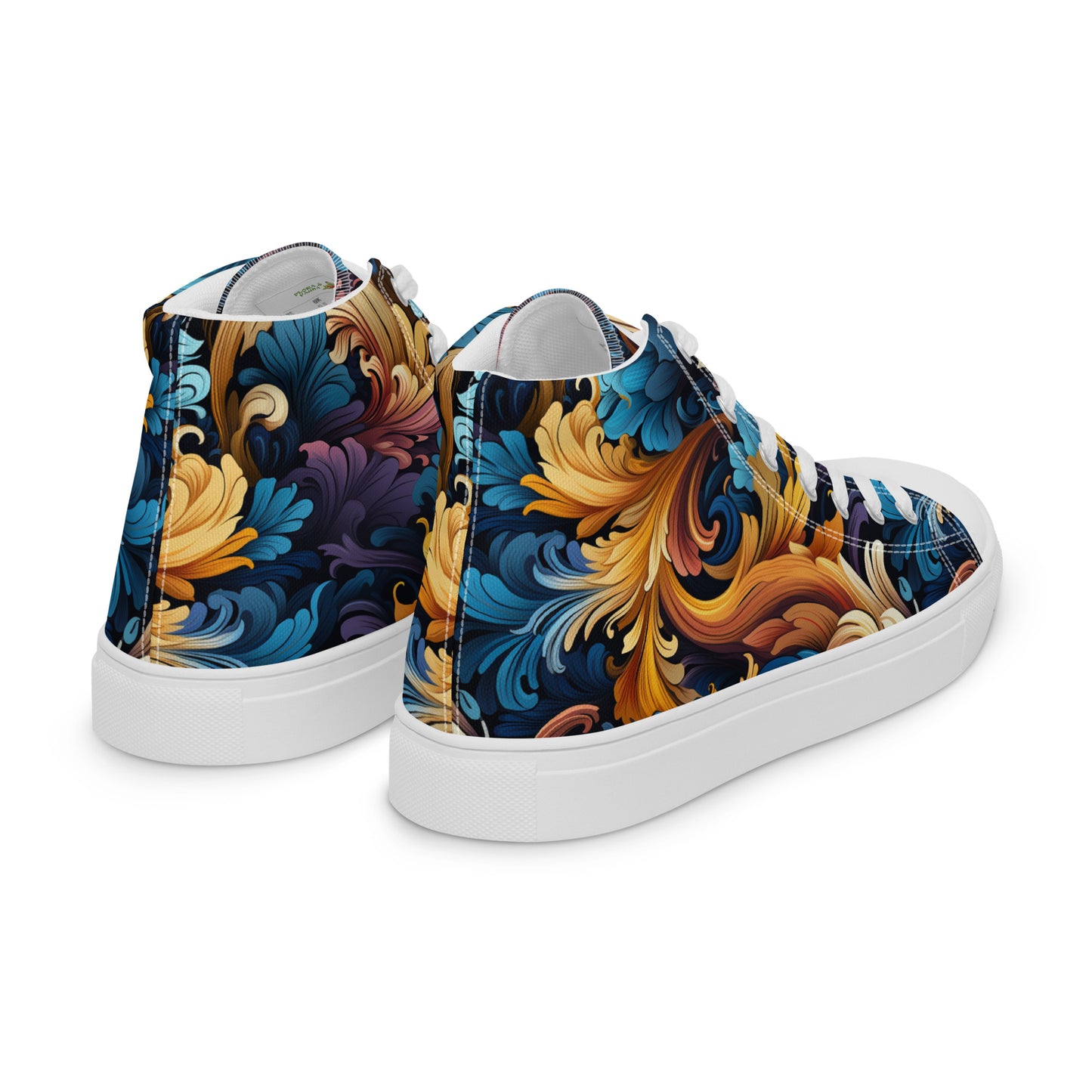 Women’s high top canvas shoes