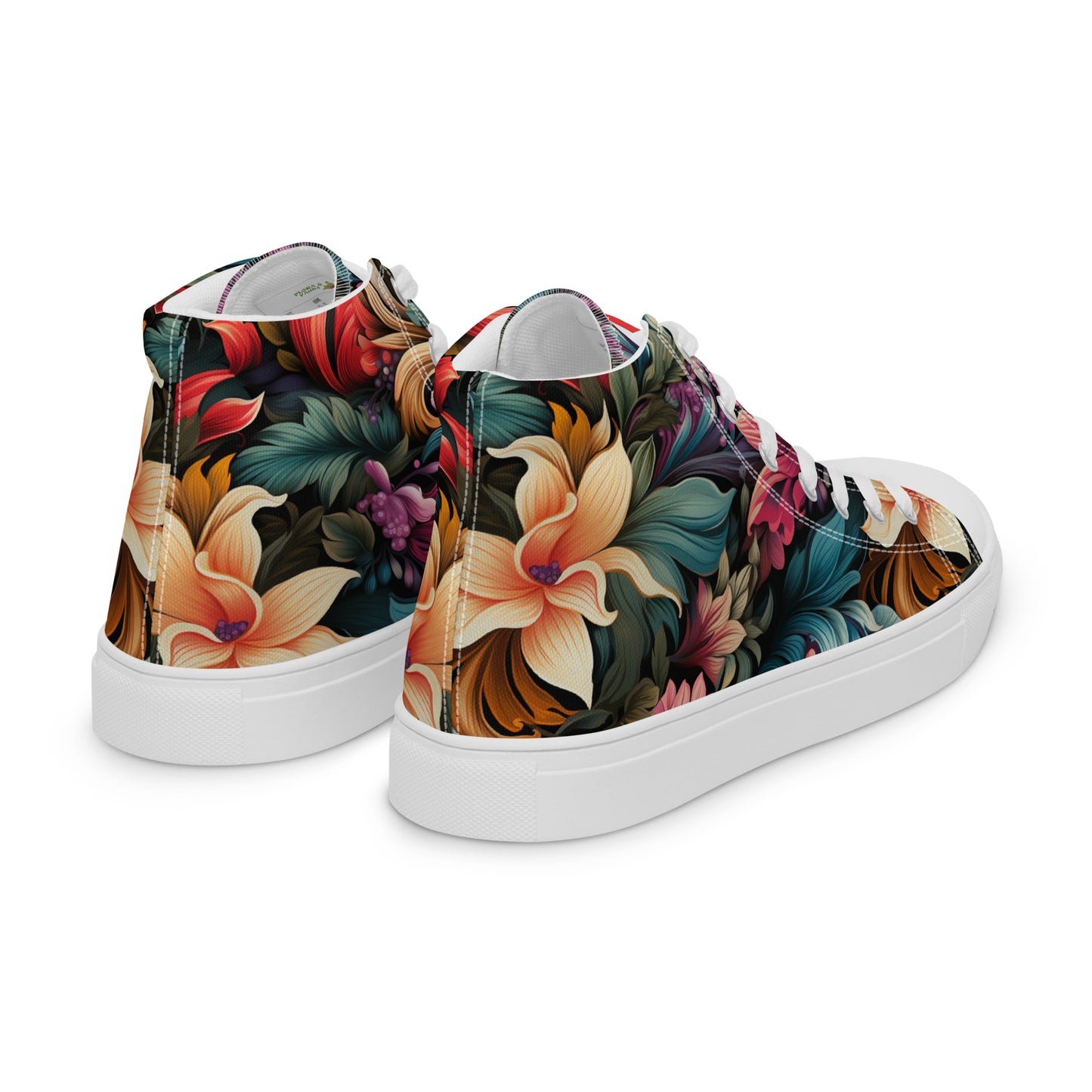 Women’s high top canvas shoes