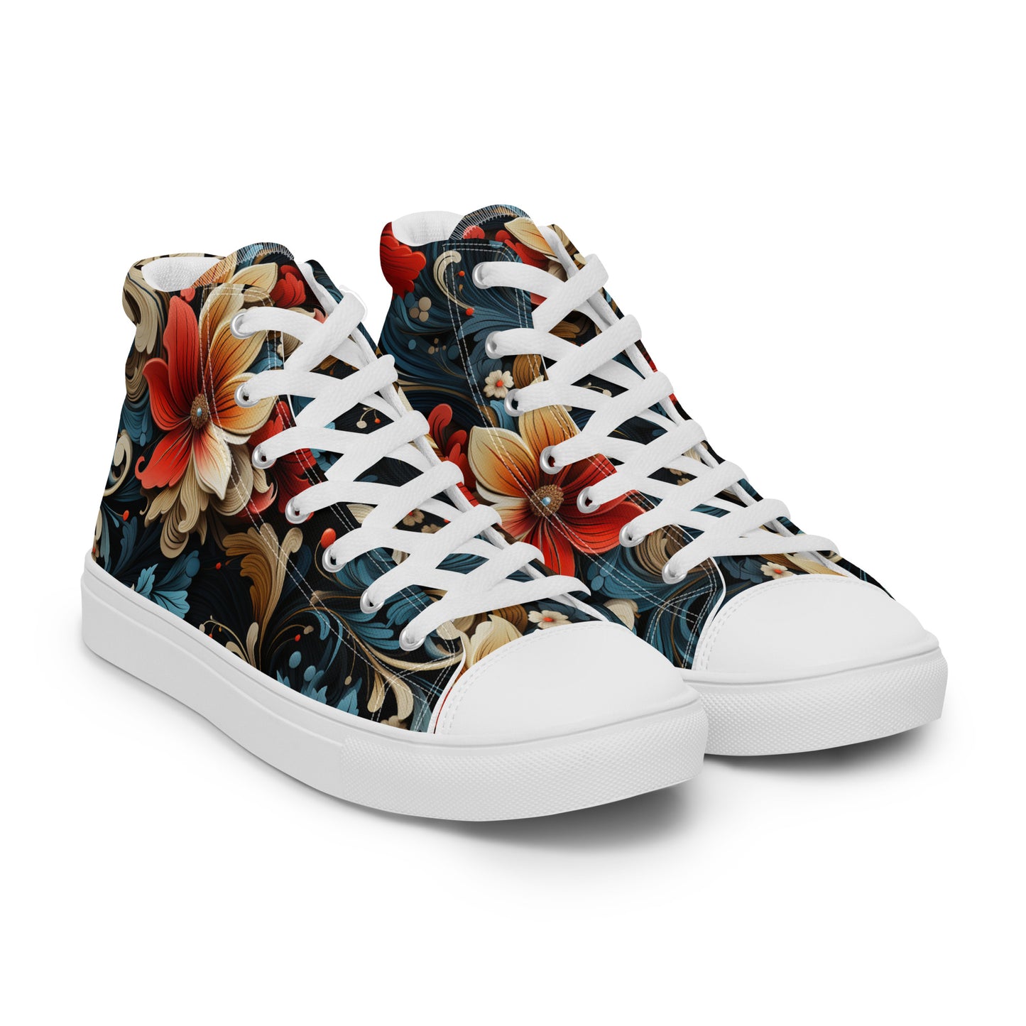 Women’s high top canvas shoes