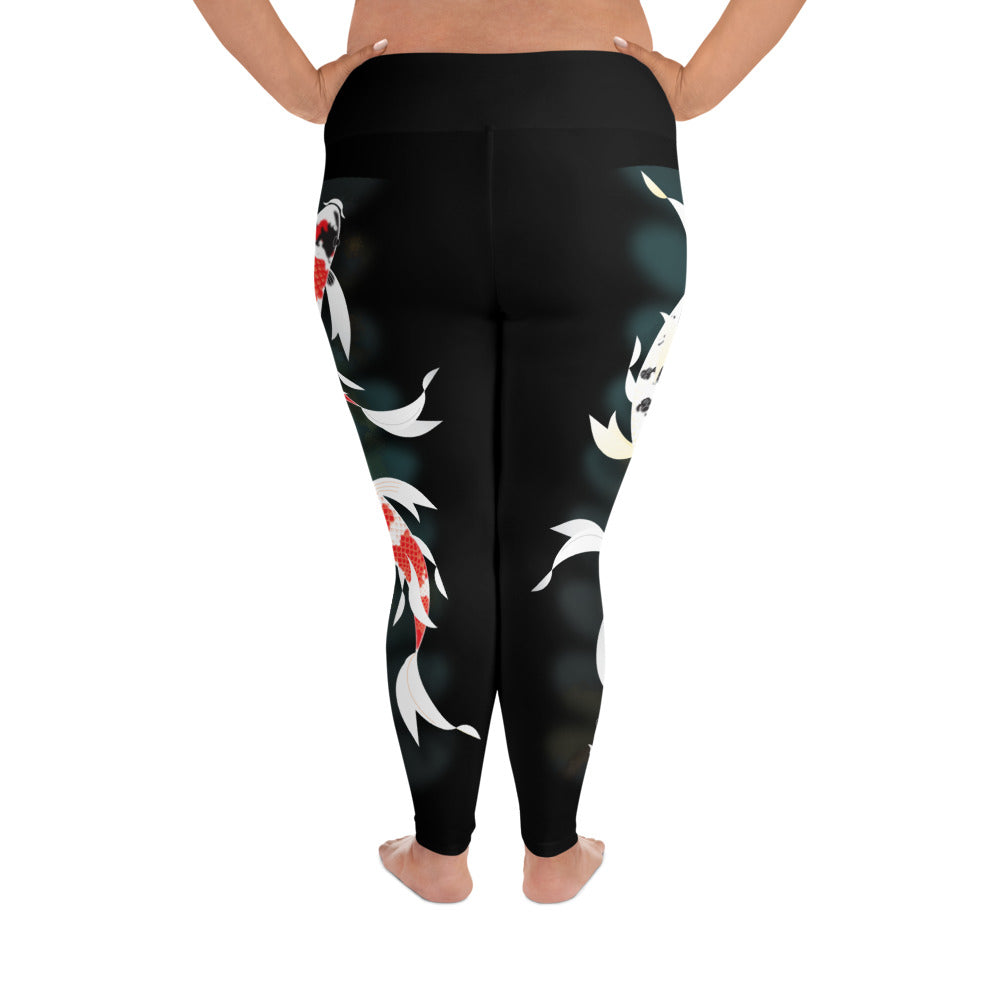 All-Over Print Plus Size Leggings