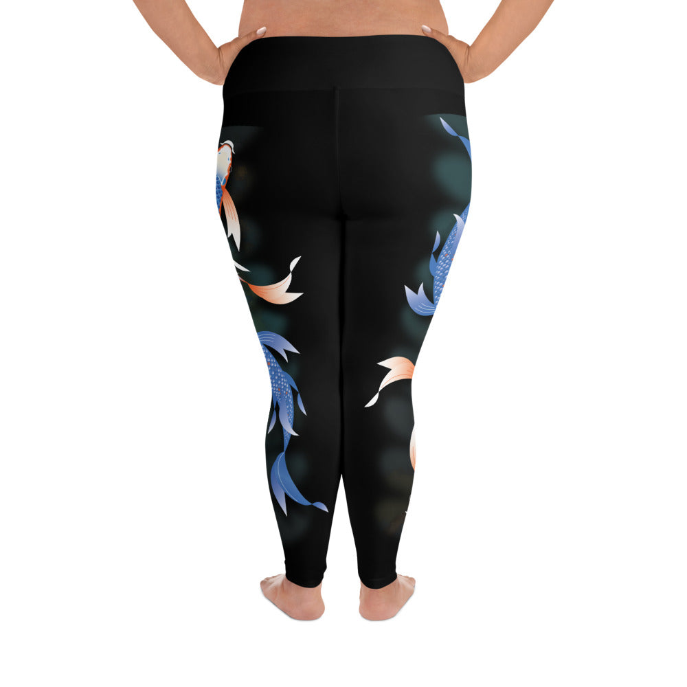 All-Over Print Plus Size Leggings