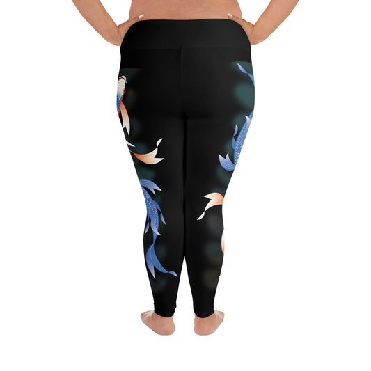 All-Over Print Plus Size Leggings