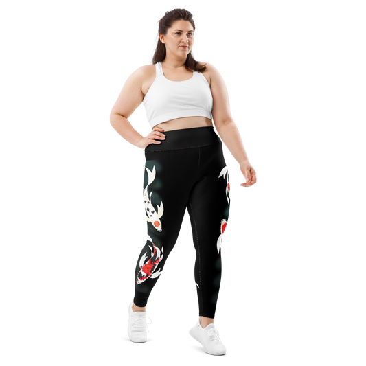 All-Over Print Plus Size Leggings