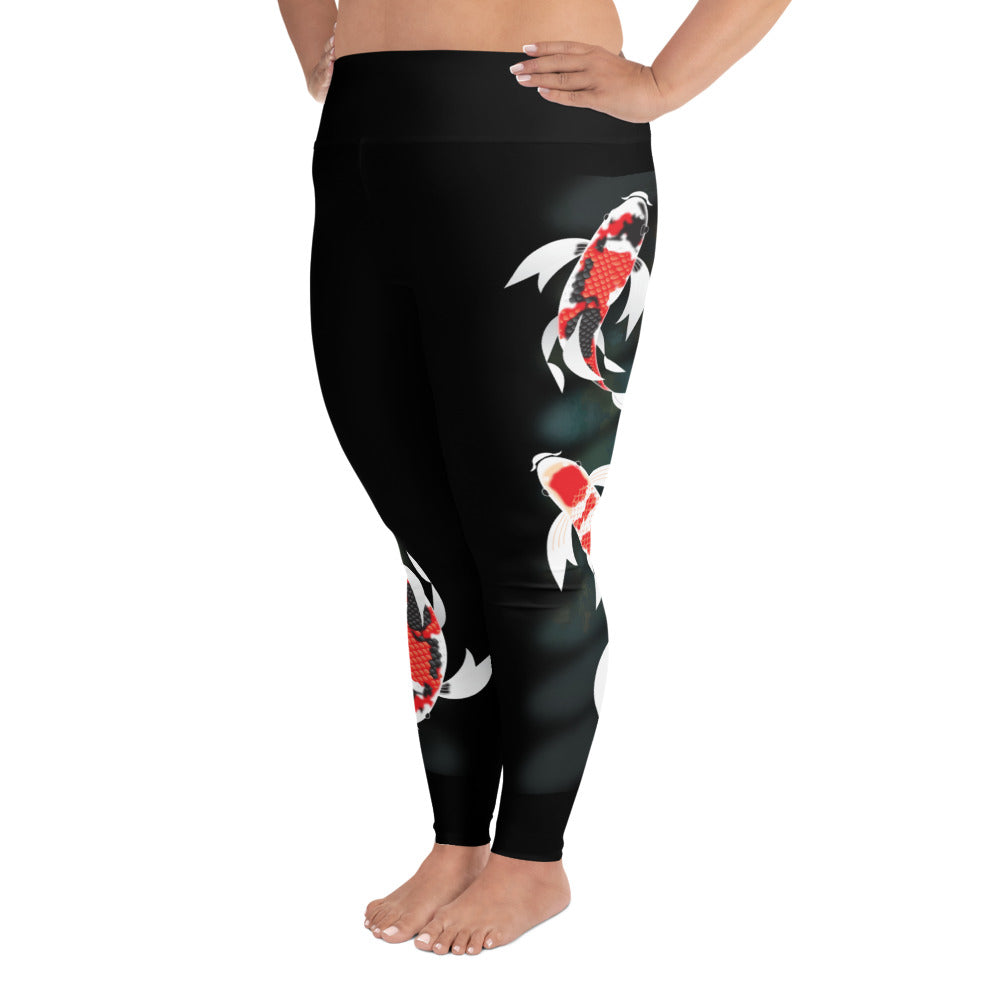 All-Over Print Plus Size Leggings