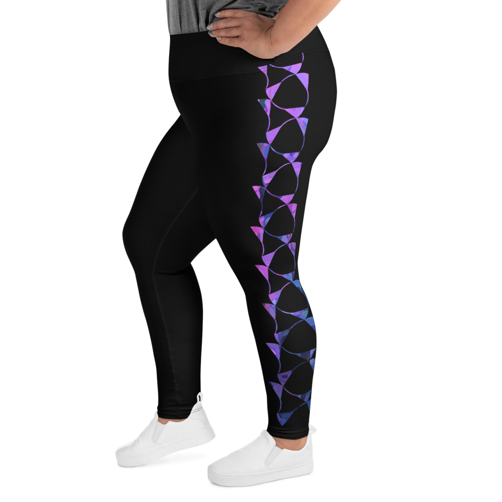 All-Over Print Plus Size Leggings