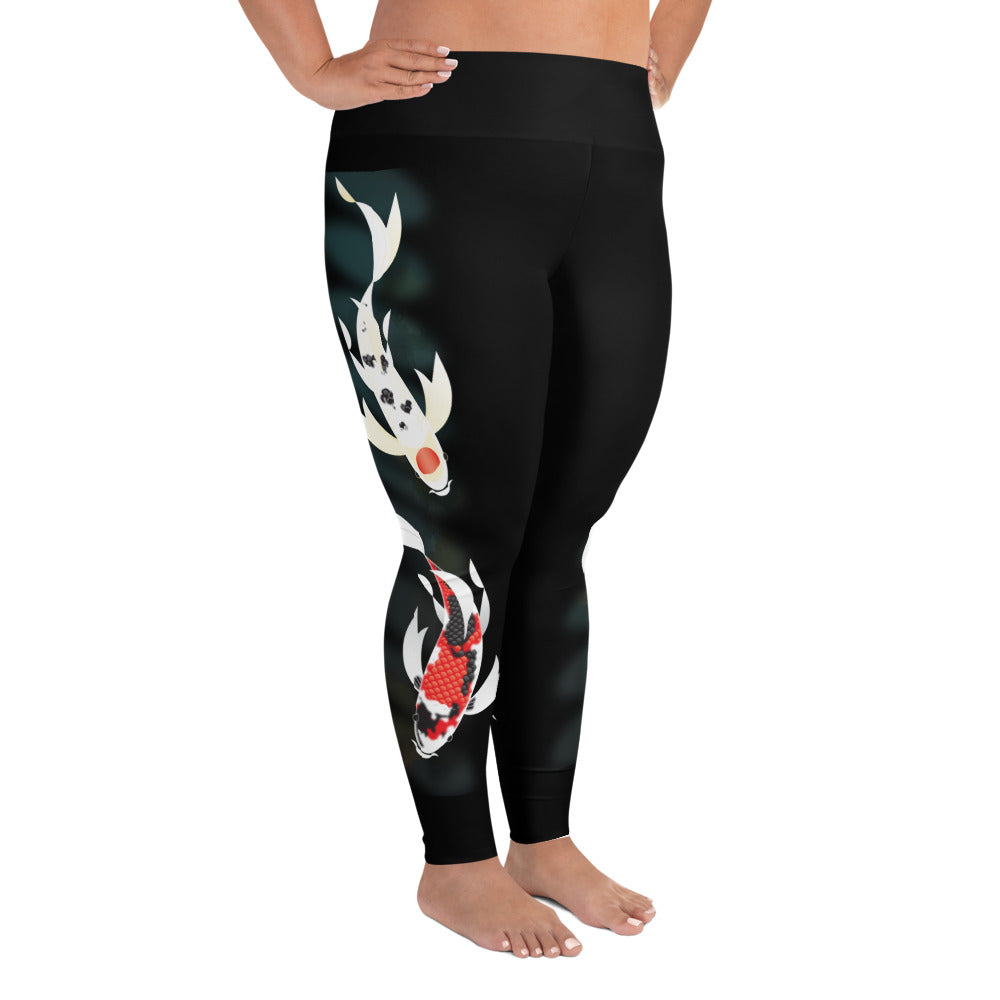 All-Over Print Plus Size Leggings