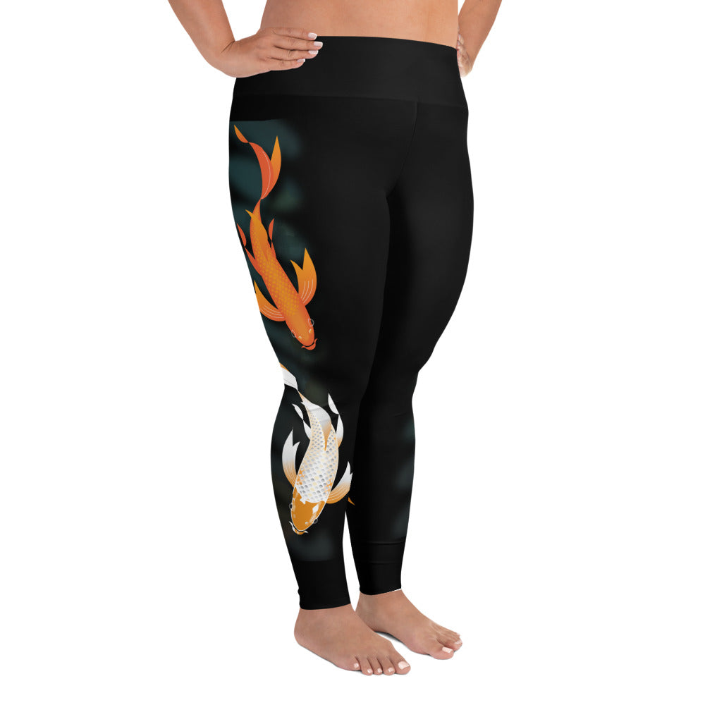 All-Over Print Plus Size Leggings