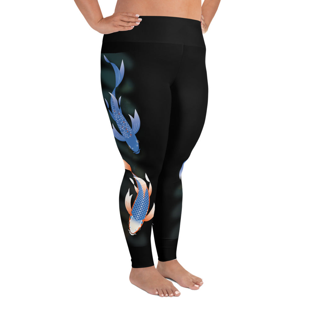 All-Over Print Plus Size Leggings